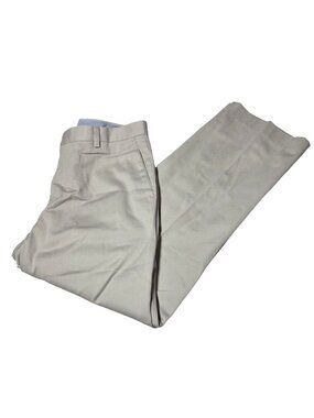 Kirkland Beige Cotton Pants Mens Size 36 x 30 Straight Fit Chinos Khakis Slacks